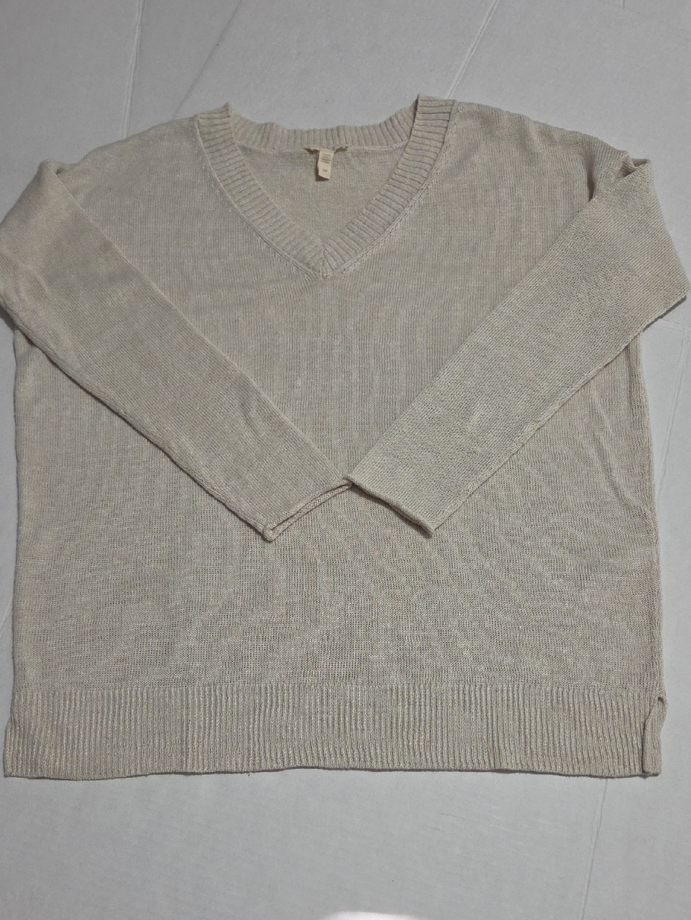 Eileen Fisher Women's V-Neck Sweater - Light Cream